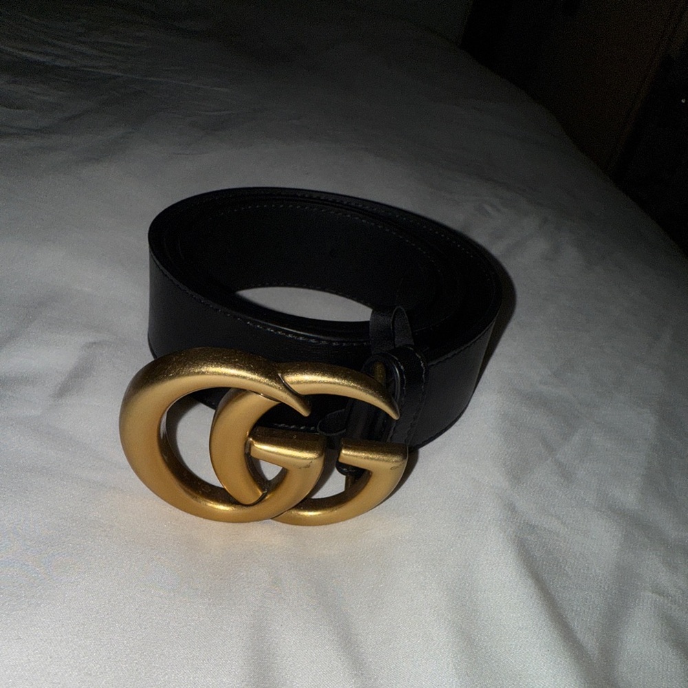 Gucci GG Marmot Wide Belt